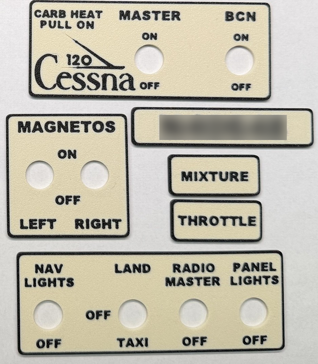 <h2>Custom Aircraft Placards</h2>