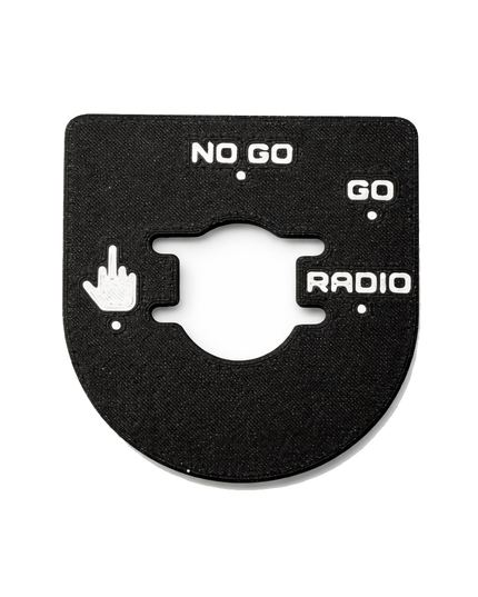 Street & Electra Glide - Middle Finger, Go, No Go - Black/White