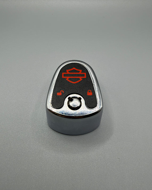 03-13 Touring Ign Knob Label - Black/Red