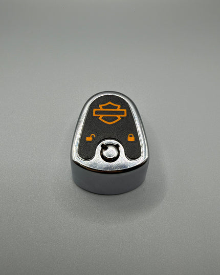 03-13 Touring Ign Knob Label - Black/Orange