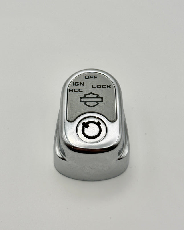 Ignition Switch Label - Gray/Black - 14-22 Street & Road Glide