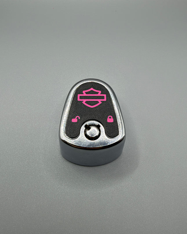 03-13 Touring Ign Knob Label - Black/Pink