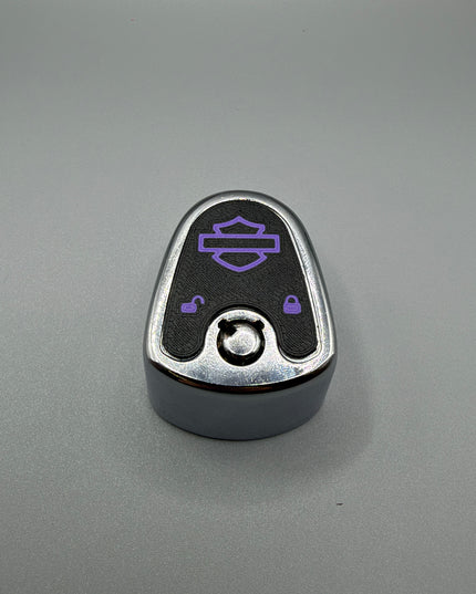 03-13 Touring Ign Knob Label - Black/Purple