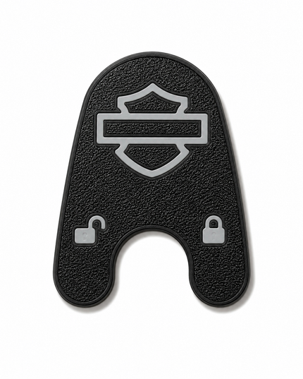 03-13 Touring Ign Knob Label - Black/Gray