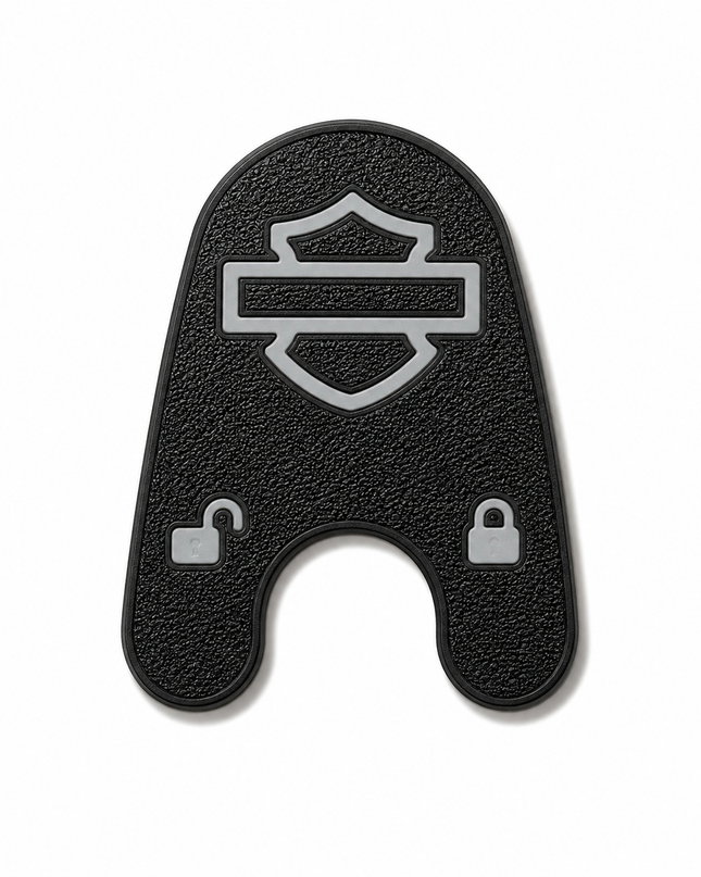 03-13 Touring Ign Knob Label - Black/Gray