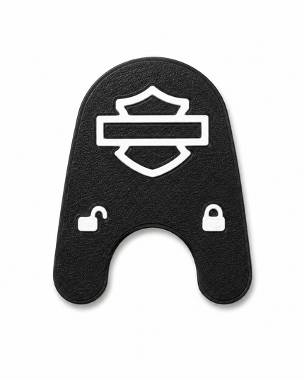 03-13 Touring Ign Knob Label - Black/White