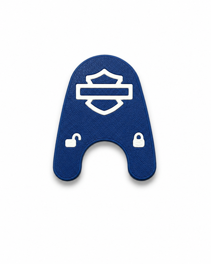 03-13 Touring Ign Knob Label - Blue/White