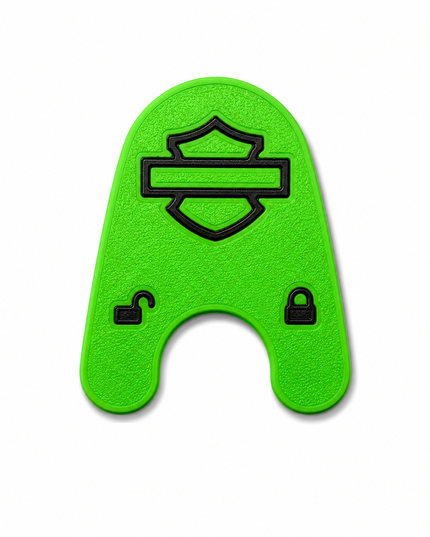03-13 Touring Ign Knob Label - Green/Black