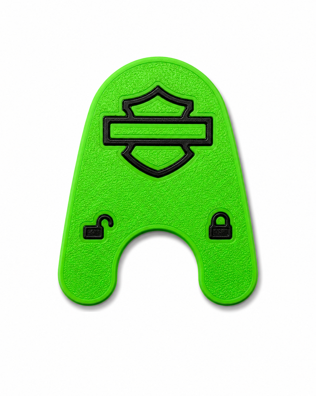 03-13 Touring Ign Knob Label - Green/Black