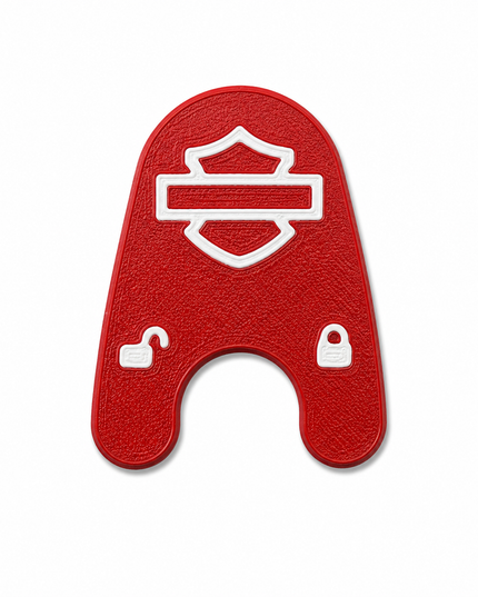 03-13 Touring Ign Knob Label - Red/White