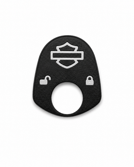 96 to 02 Touring - Ign Knob Label - Black/Gray