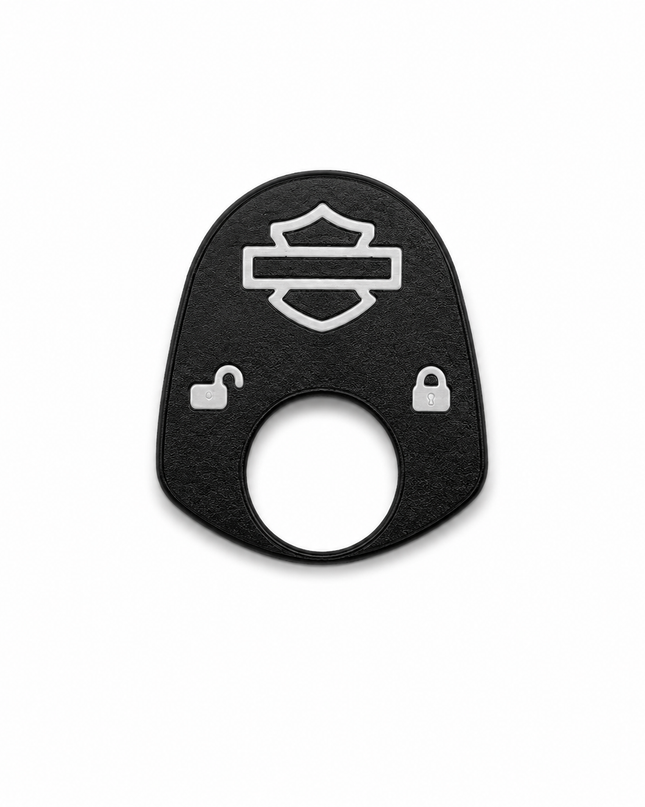 96 to 02 Touring - Ign Knob Label - Black/Gray