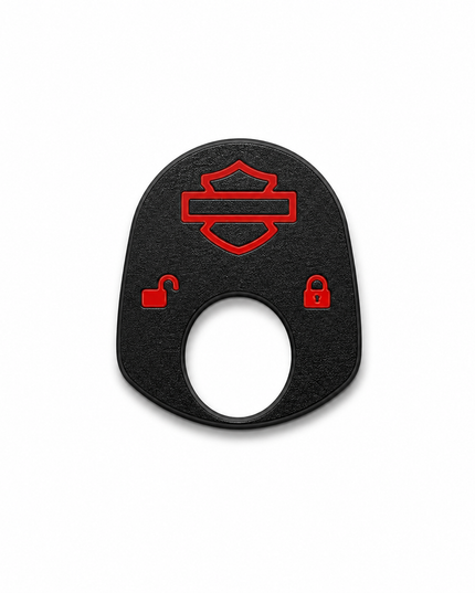 96 to 02 Touring - Ign Knob Label - Black/Red
