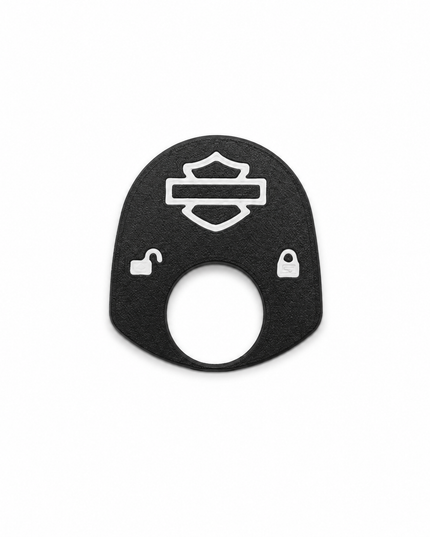 96 to 02 Touring - Ign Knob Label - Black/White