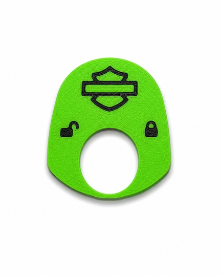 96 to 02 Touring - Ign Knob Label - Green/Black