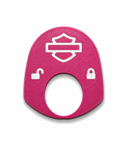 96 to 02 Touring - Ign Knob Label - Pink/White