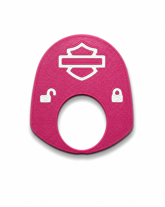 96 to 02 Touring - Ign Knob Label - Pink/White