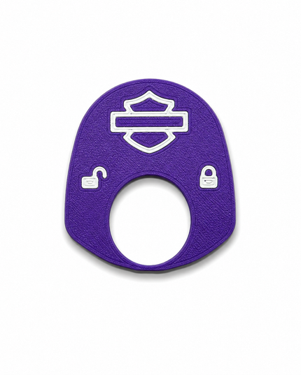 96 to 02 Touring - Ign Knob Label - Purple/White