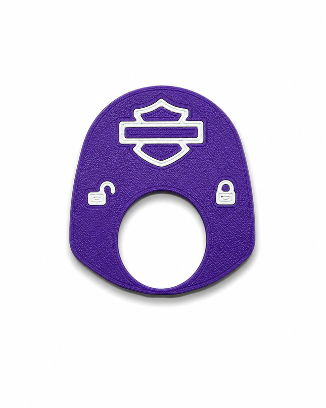 96 to 02 Touring - Ign Knob Label - Purple/White