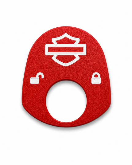 96 to 02 Touring - Ign Knob Label - Red/White