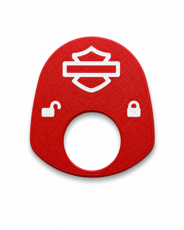 96 to 02 Touring - Ign Knob Label - Red/White