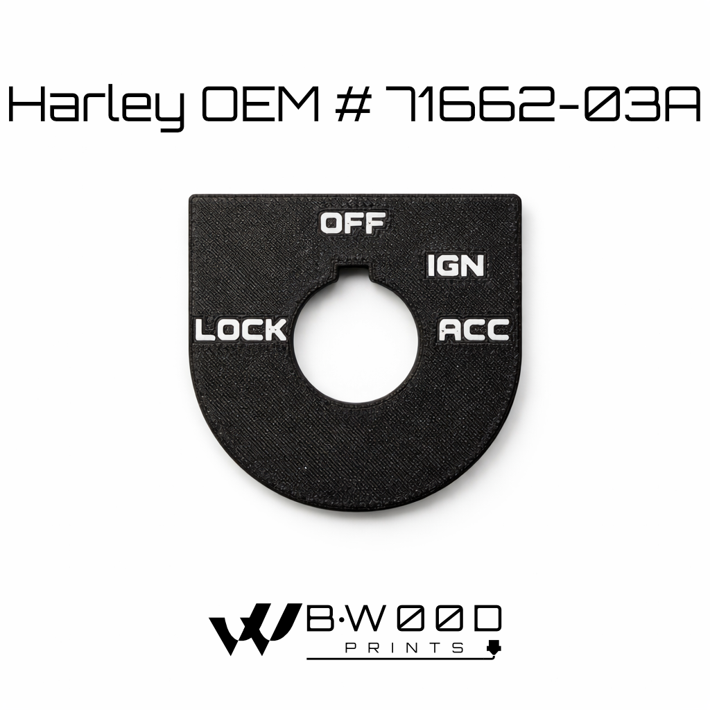 Road Glide - Ignition Switch Plate - OEM # 71662-03A