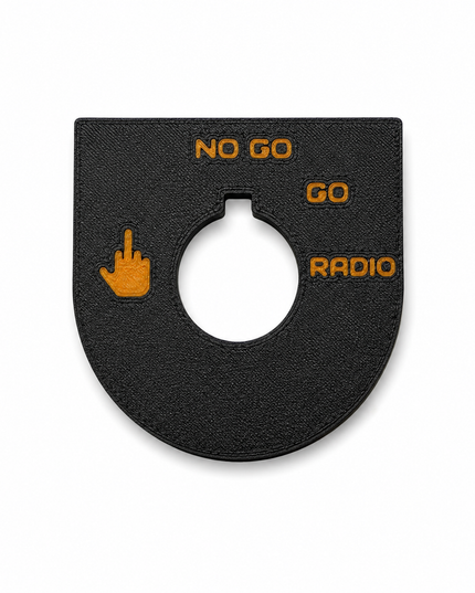 Road Glide - Middle Finger, Go, No Go - Black/Orange