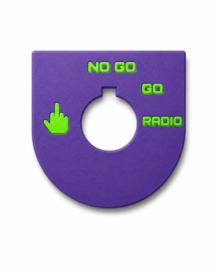Road Glide - Middle Finger, Go, No Go - Purple/Green