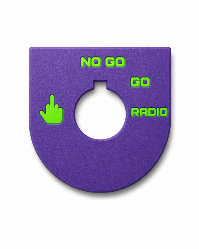 Road Glide - Middle Finger, Go, No Go - Purple/Green