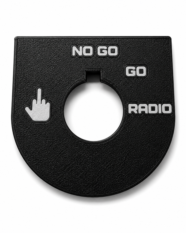 Road Glide - Middle Finger, Go, No Go - Black/Gray