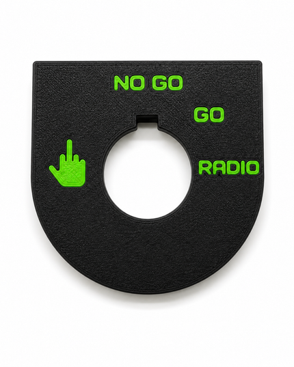 Road Glide - Middle Finger, Go, No Go - Black/Pop Green