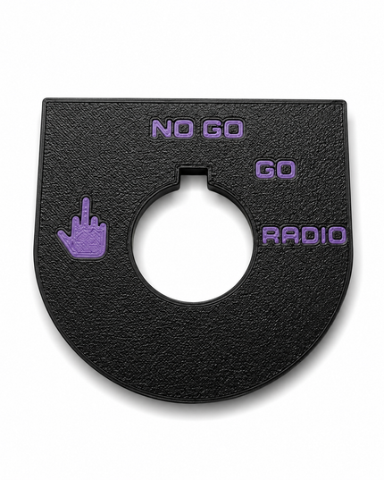 Road Glide - Middle Finger, Go, No Go - Black/Purple