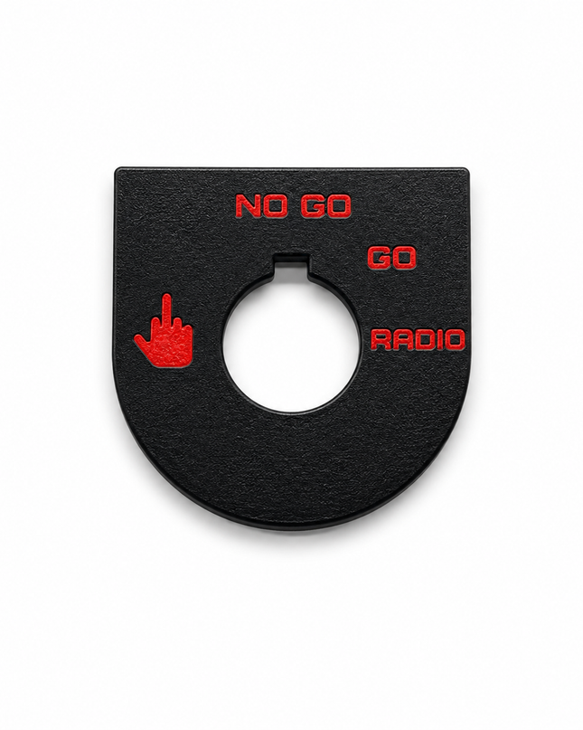 Road Glide - Middle Finger, Go, No Go - Black/Red