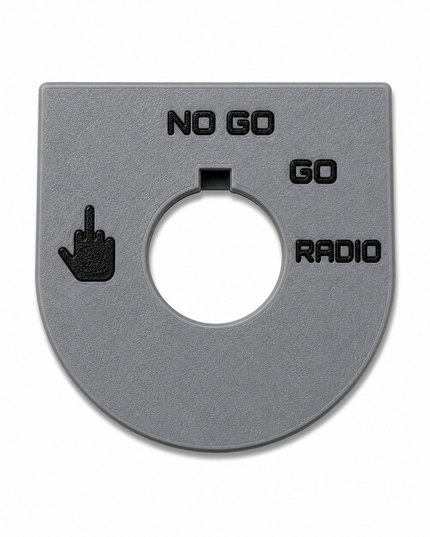 Road Glide - Middle Finger, Go, No Go - Gray/Black