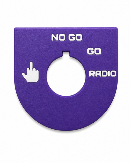 Road Glide - Middle Finger, Go, No Go - Purple/White