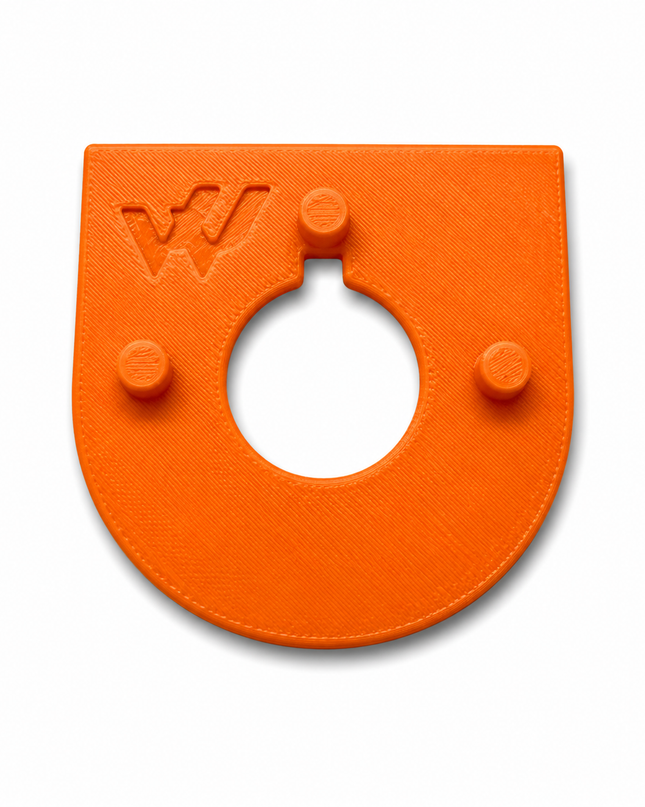 Road Glide Ign Plate - Orange/Black - OEM # 71662-03A