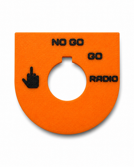Road Glide - Middle Finger, Go, No Go - Orange/Black
