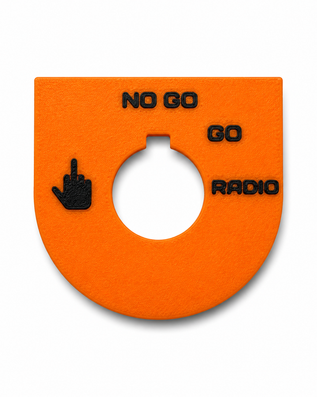 Road Glide - Middle Finger, Go, No Go - Orange/Black