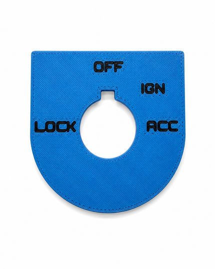 Road Glide Ign Plate - Pop Blue/Black - OEM # 71662-03A