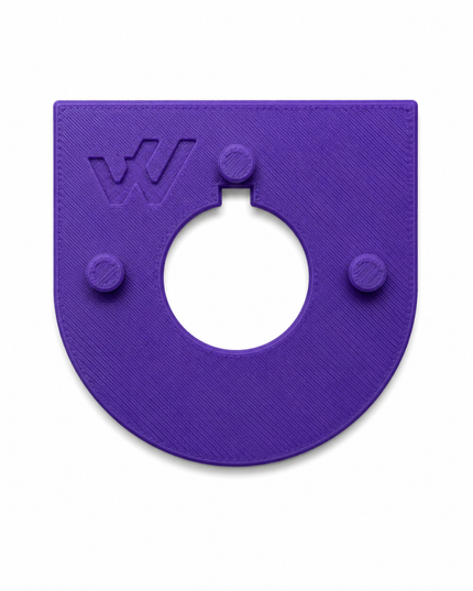 Road Glide Ign Plate - Purple/White - OEM # 71662-03A