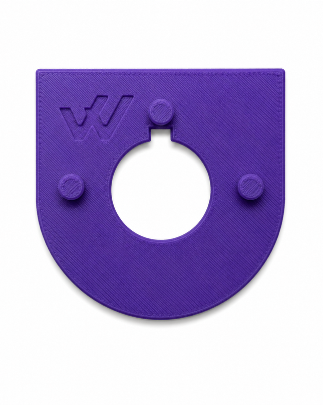 Road Glide Ign Plate - Purple/White - OEM # 71662-03A