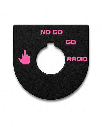 Road Glide - Middle Finger, Go, No Go - Black/Hot Pink