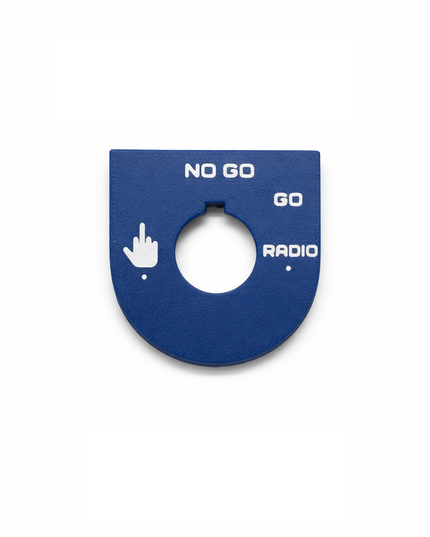 Road Glide - Middle Finger, Go, No Go - Blue/White