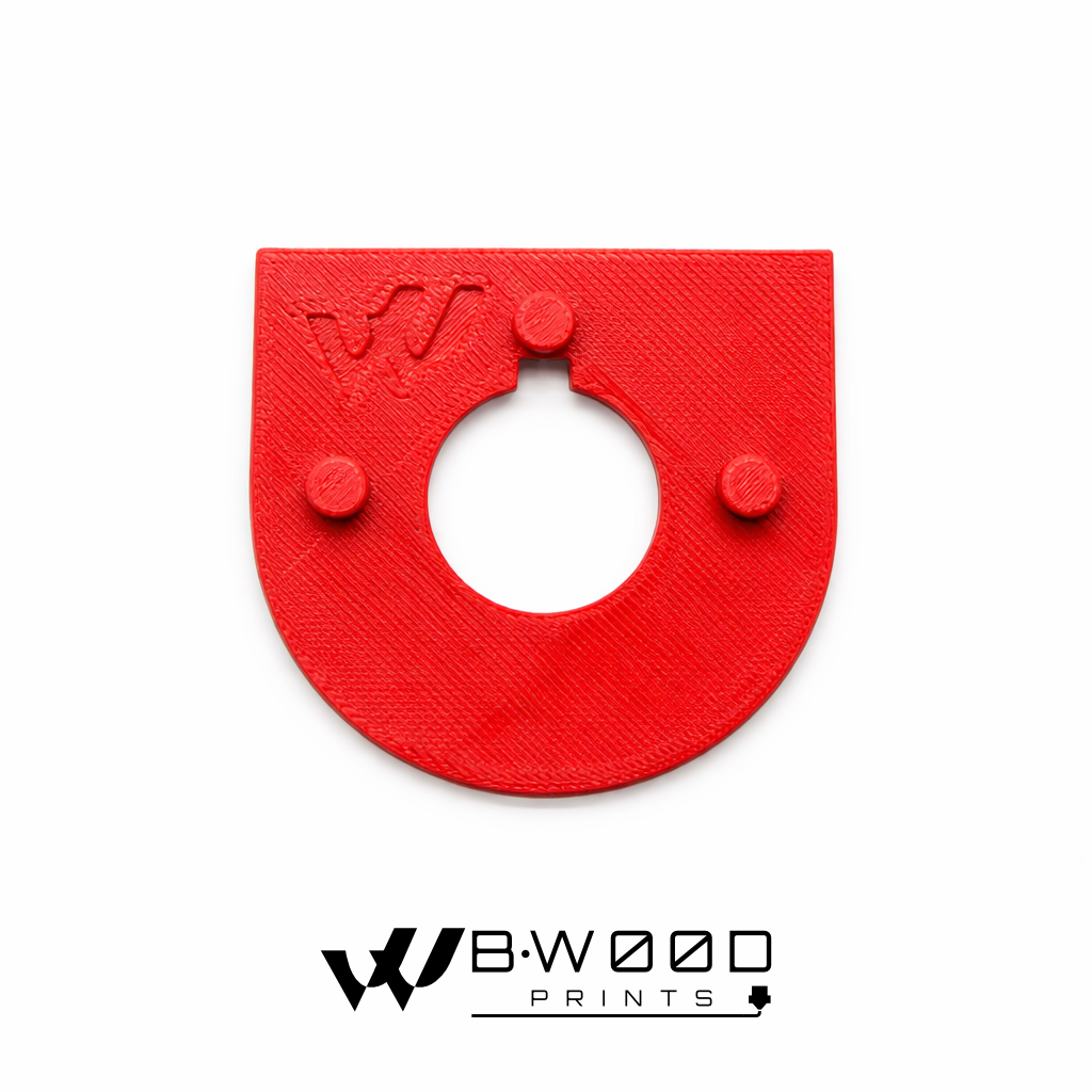 Road Glide Ign Plate - Red/White - OEM # 71662-03A