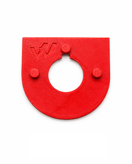 Road Glide Ign Plate - Red/White - OEM # 71662-03A