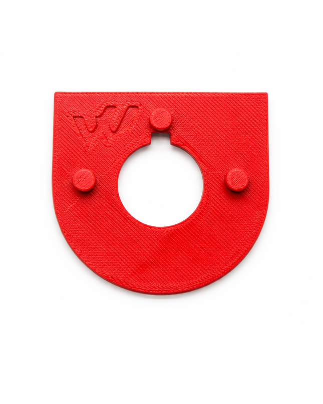 Road Glide Ign Plate - Red/White - OEM # 71662-03A