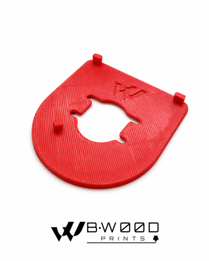 Street & Electra Glide - Ign plate -Red/Black