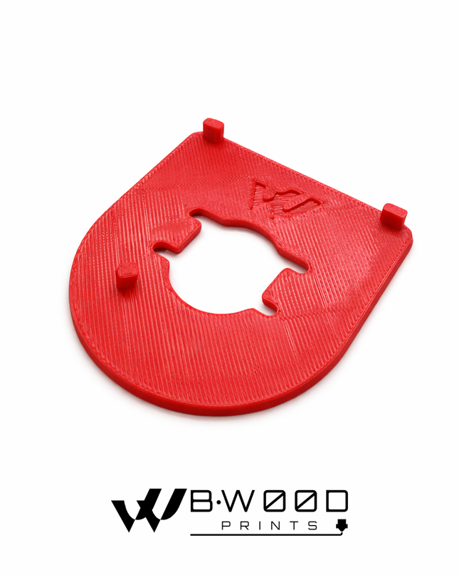 Street & Electra Glide - Ign plate -Red/Black