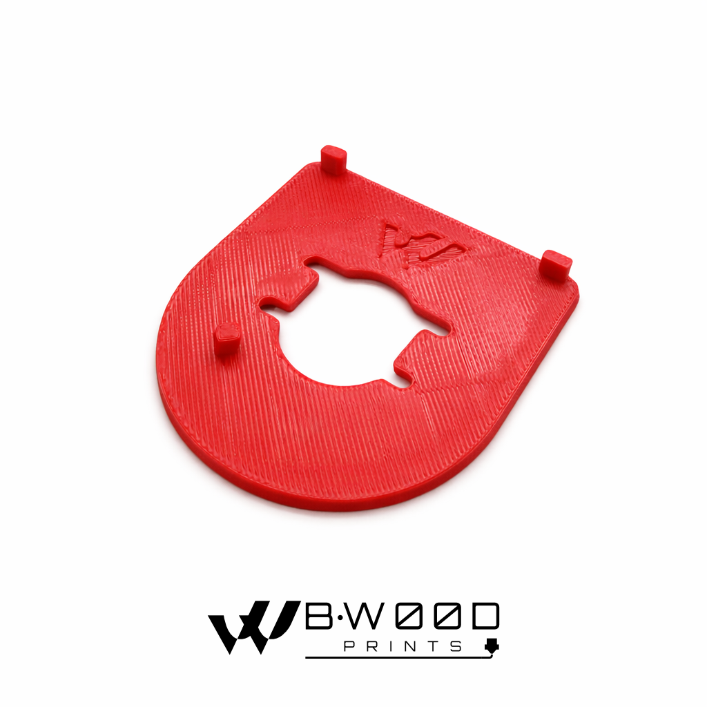 Red/White - Custom Harley Ignition Switch Plate