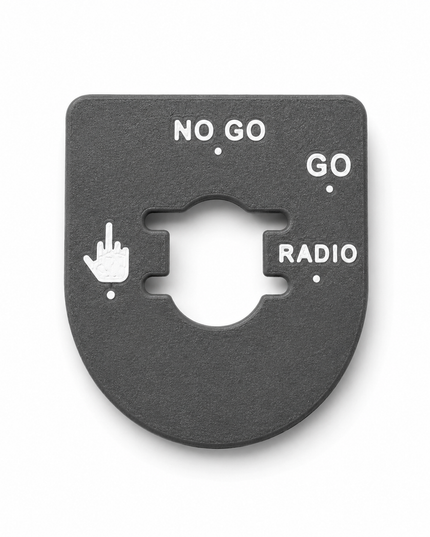 Street & Electra Glide - Middle Finger, Go, No Go - Dark Gray/White